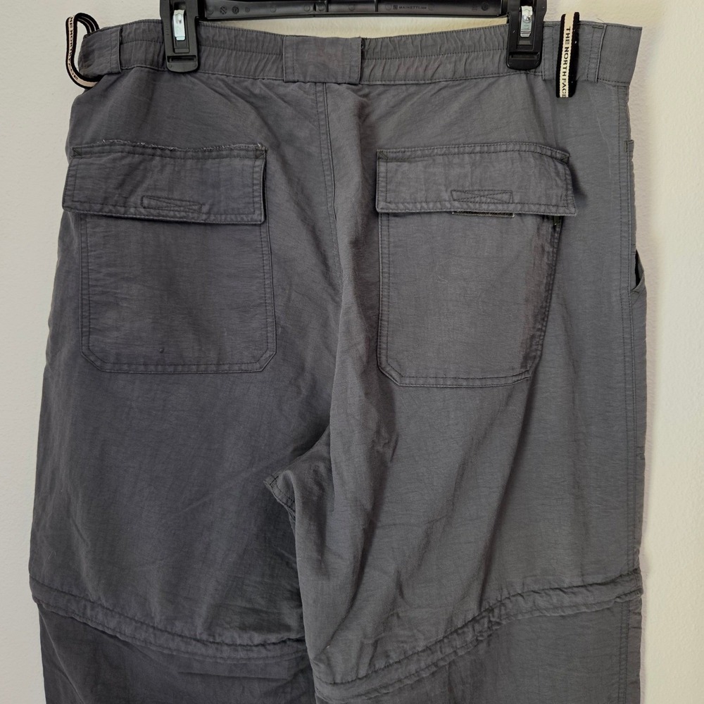 The North Face Mens Convertible Cargo Hiking Pants Gray Zip Off Size Large - Picture 5 of 15